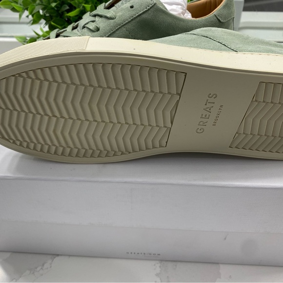 Brand new never worn greats royale. 11 med. “sage green” with off white sole. - Picture 2 of 4